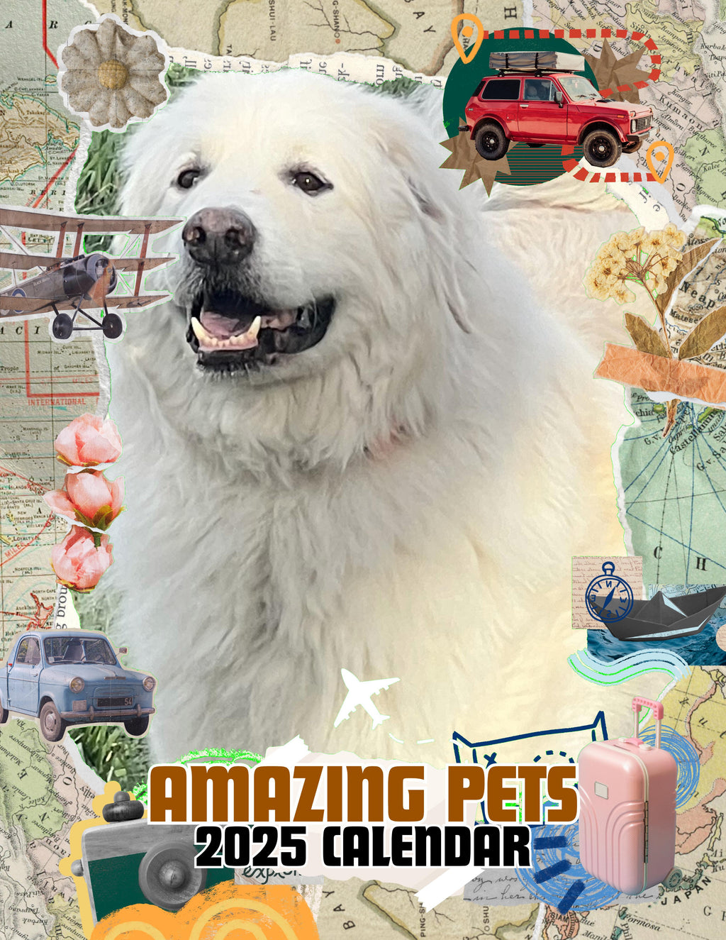 Amazing Pets: 2025 Wall Calendar (Pre-Order)