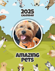 Amazing Pets: 2025 Wall Calendar (Pre-Order)
