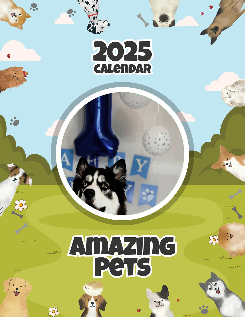 Amazing Pets: 2025 Wall Calendar (Pre-Order)