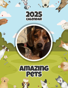 Amazing Pets: 2025 Wall Calendar (Pre-Order)