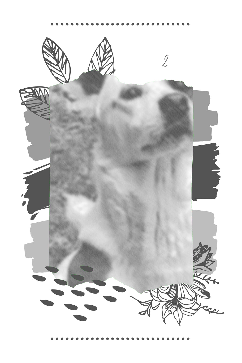 2 the Magnificent: Sketch Art Canvas