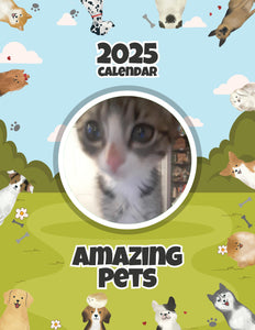 Amazing Pets: 2025 Wall Calendar (Pre-Order)