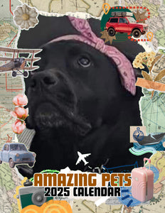 Amazing Pets: 2025 Wall Calendar (Pre-Order)
