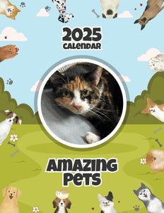 Amazing Pets: 2025 Wall Calendar (Pre-Order)
