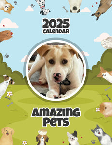 Amazing Pets: 2025 Wall Calendar (Pre-Order)