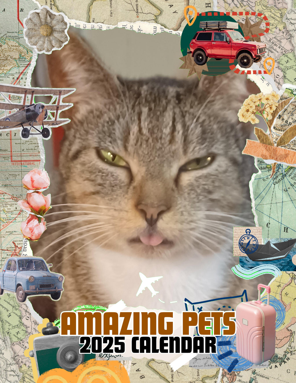 Amazing Pets: 2025 Wall Calendar (Pre-Order)