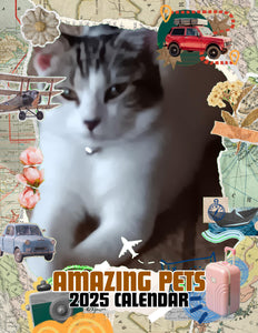 Amazing Pets: 2025 Wall Calendar (Pre-Order)