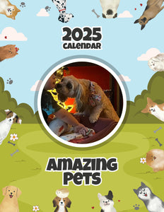 Amazing Pets: 2025 Wall Calendar (Pre-Order)