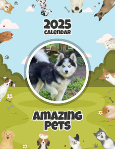 Amazing Pets: 2025 Wall Calendar (Pre-Order)