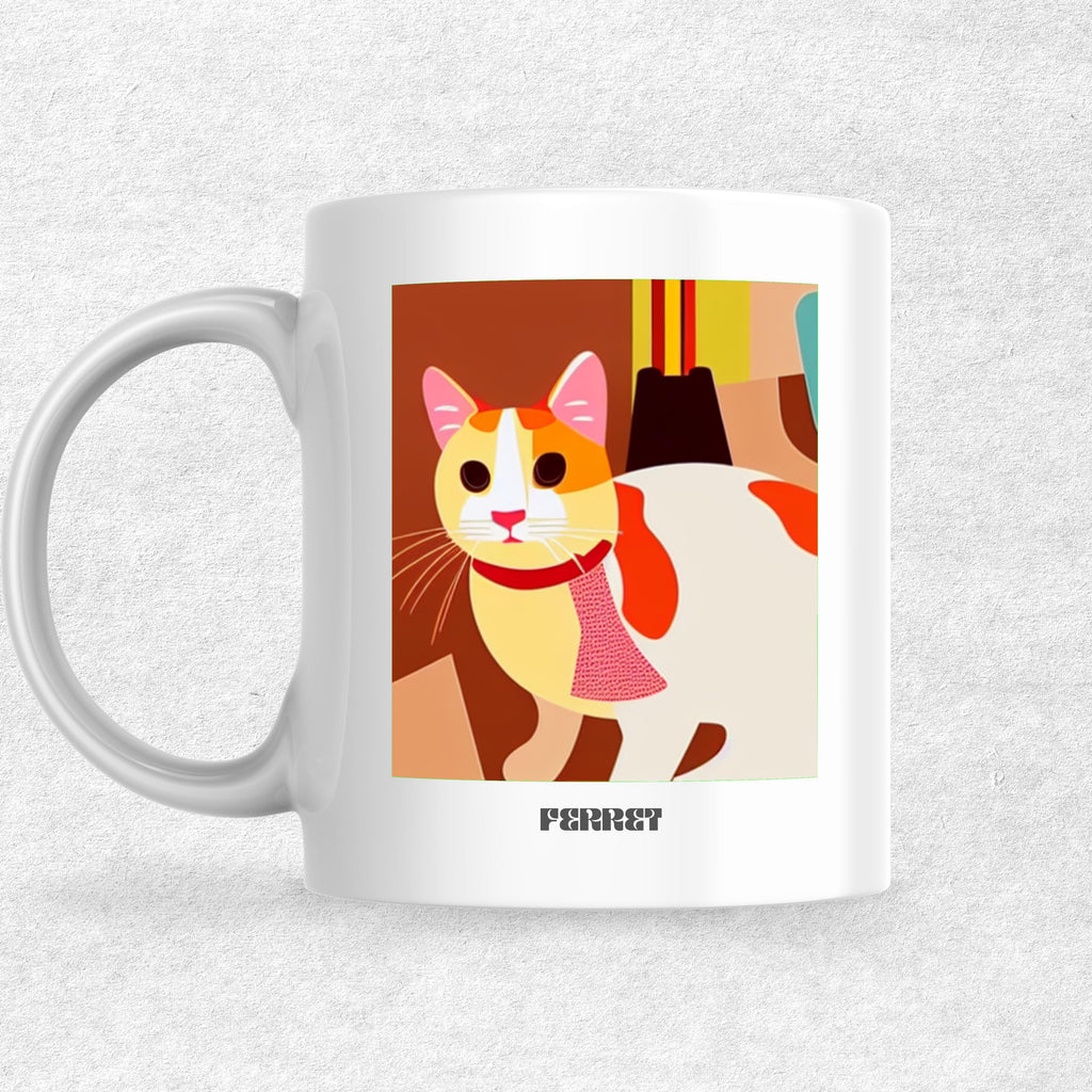 Ferret the Magnificent: Pop Art Coffee Mug